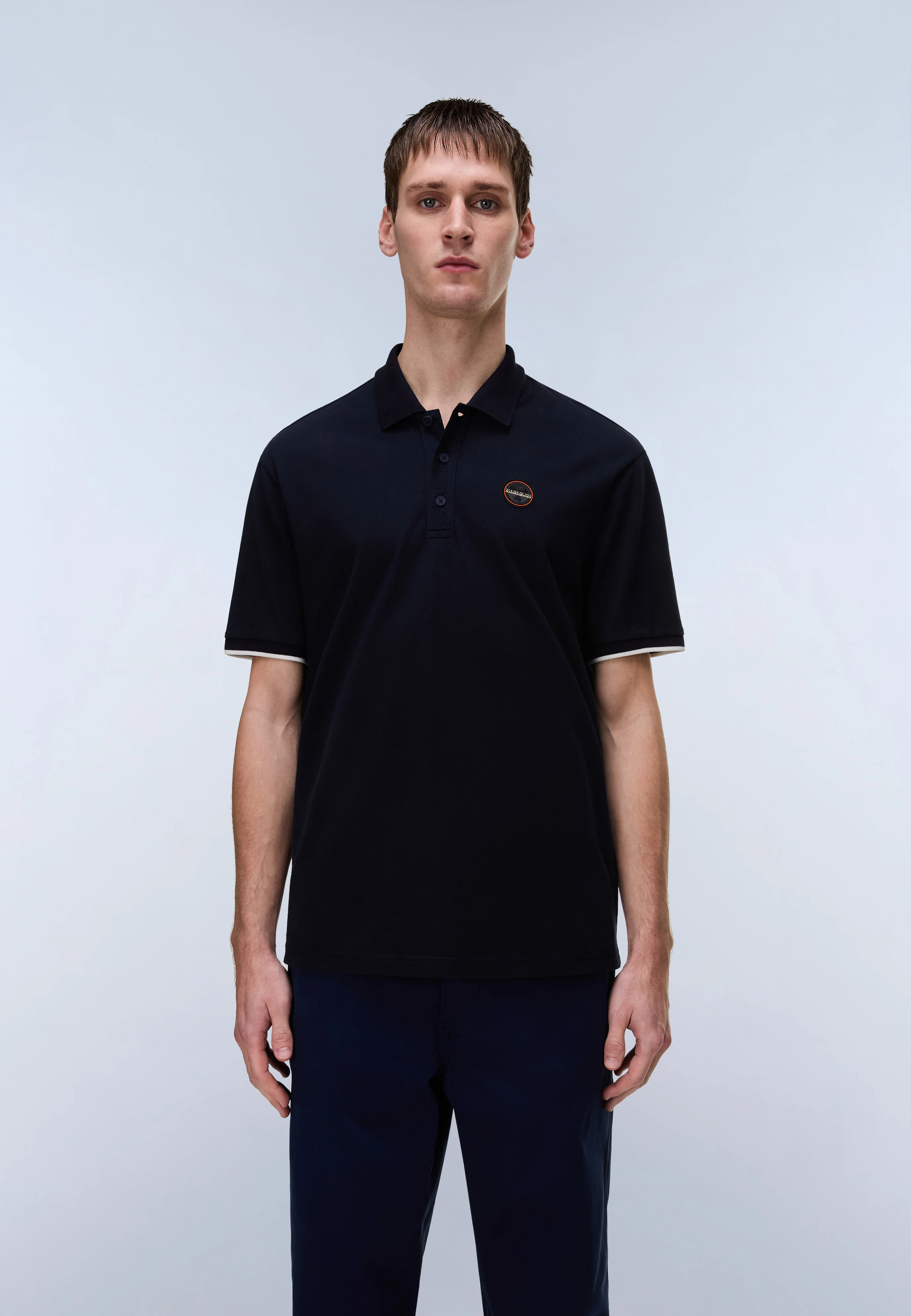 Badge Short Sleeve Polo - Image 3