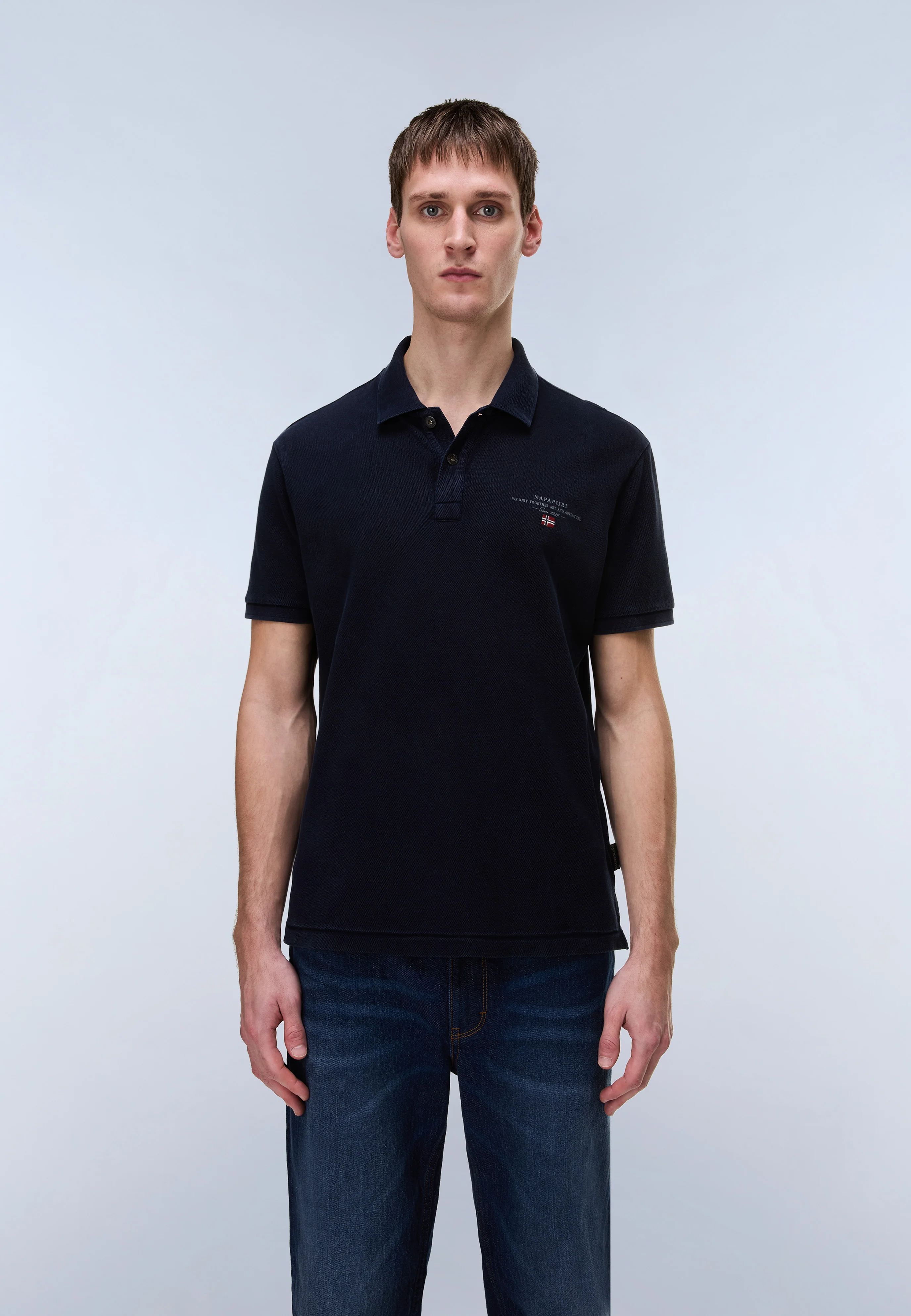 Elbas Short Sleeve Pique Polo Shirt - Image 2