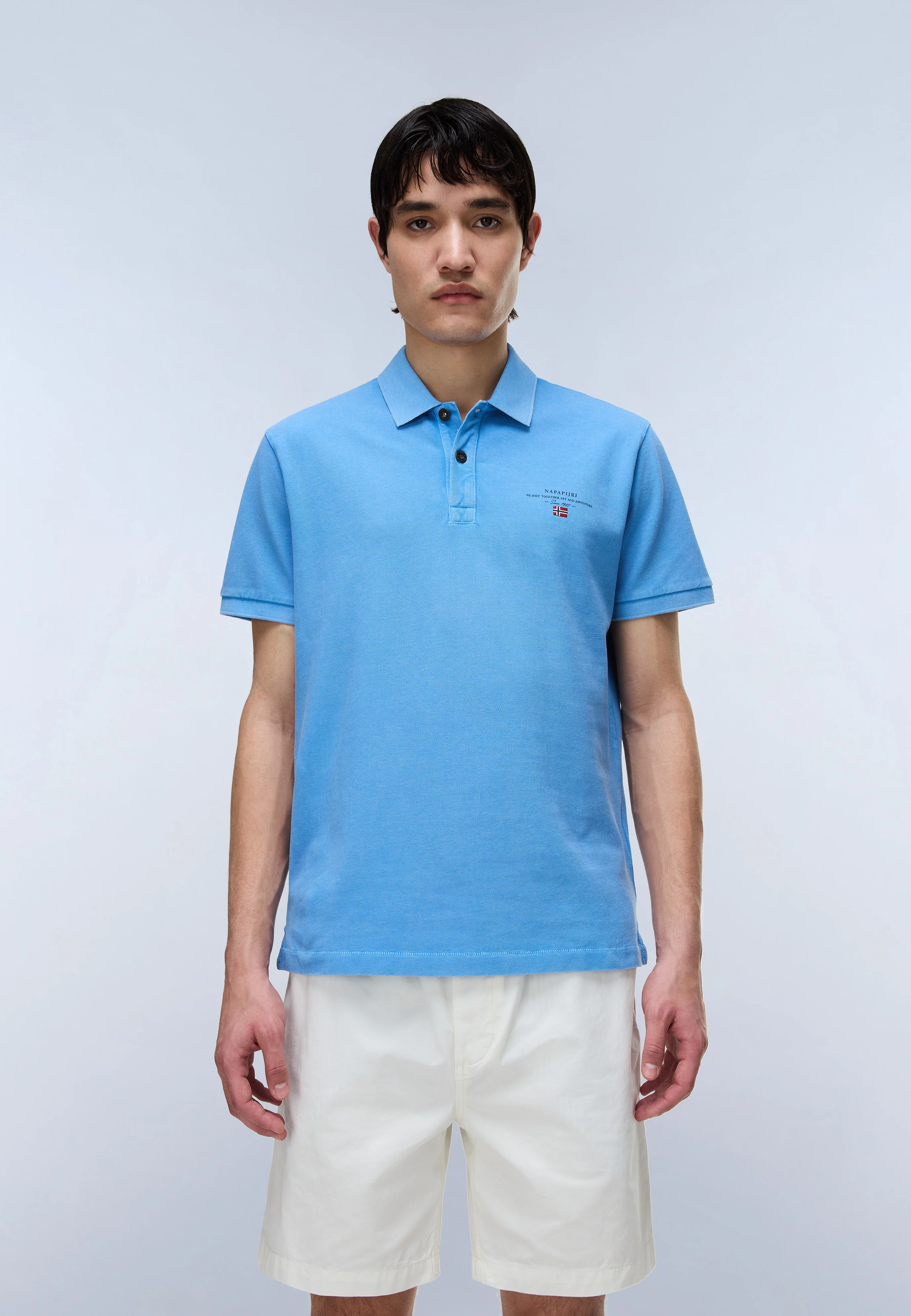 Elbas Short Sleeve Pique Polo Shirt - Image 2