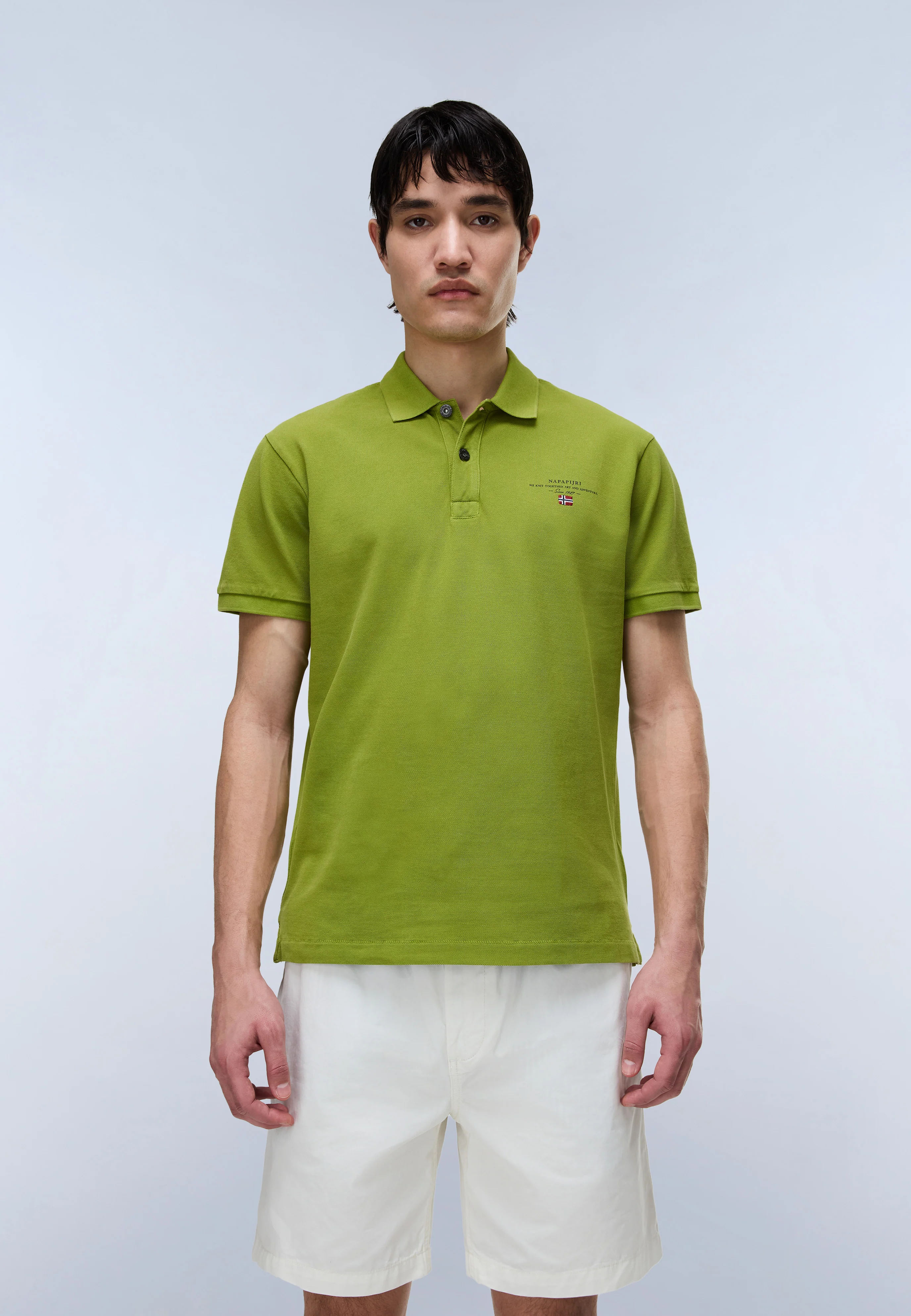 Elbas Short Sleeve Pique Polo Shirt - Image 2