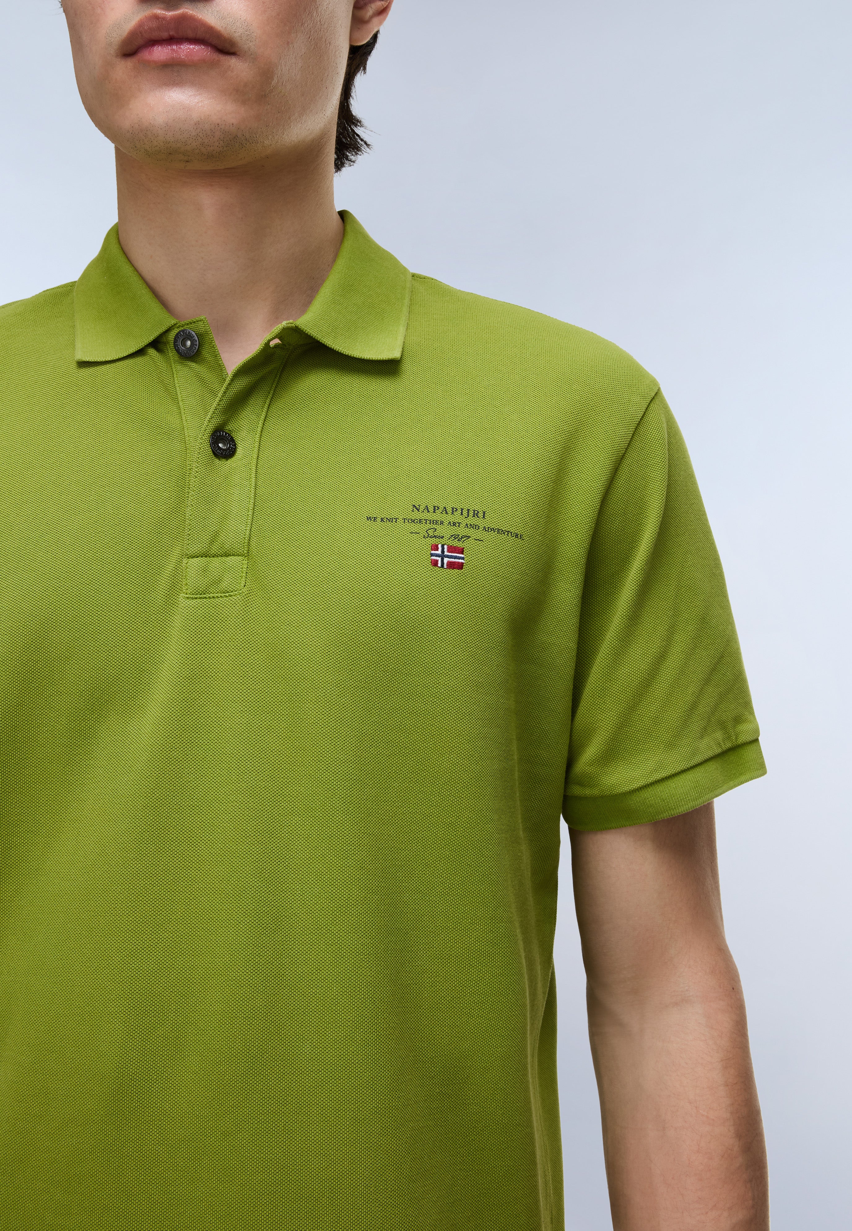 Elbas Short Sleeve Pique Polo Shirt - Image 4