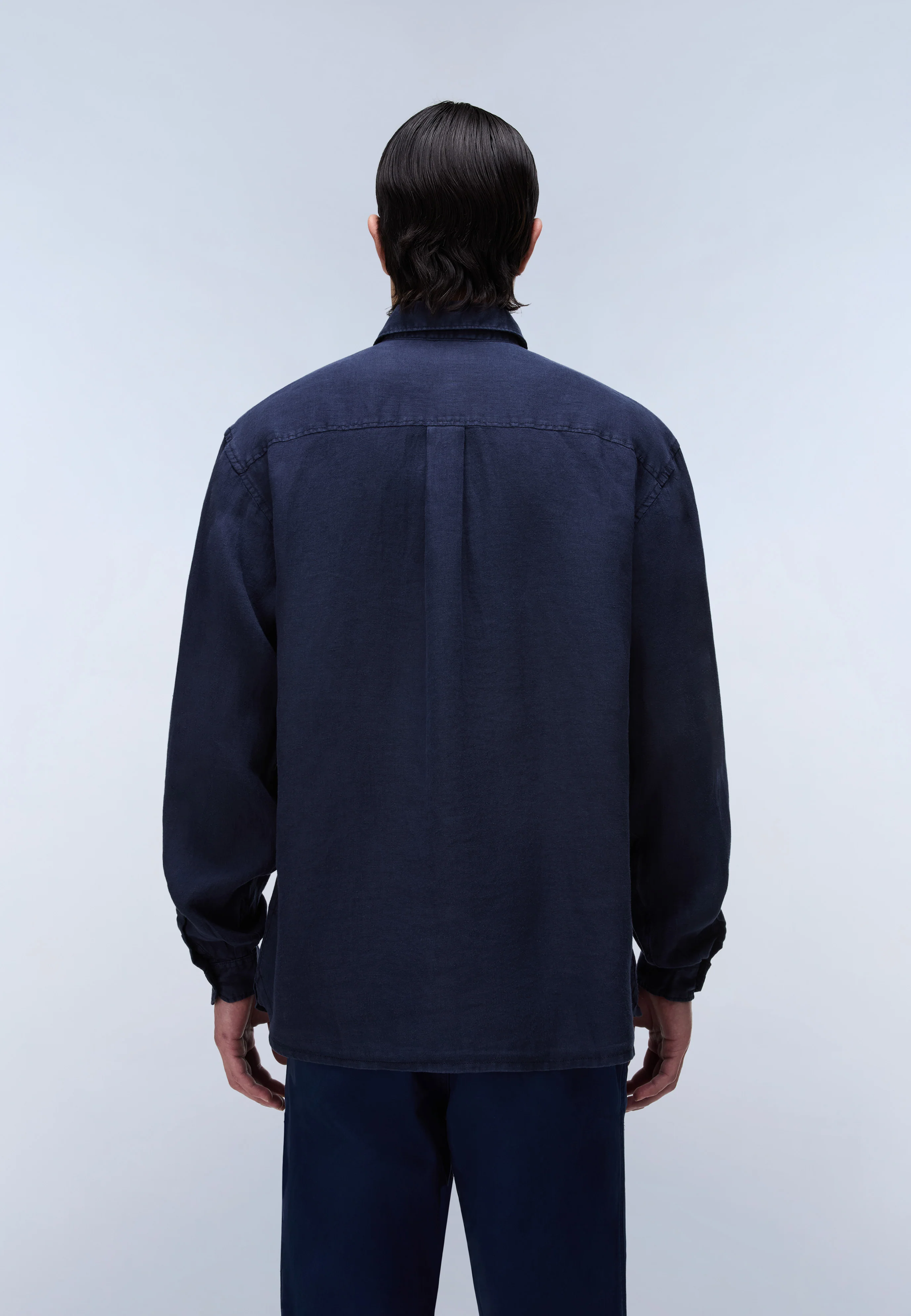 Linen Long Sleeve Shirt - Image 4