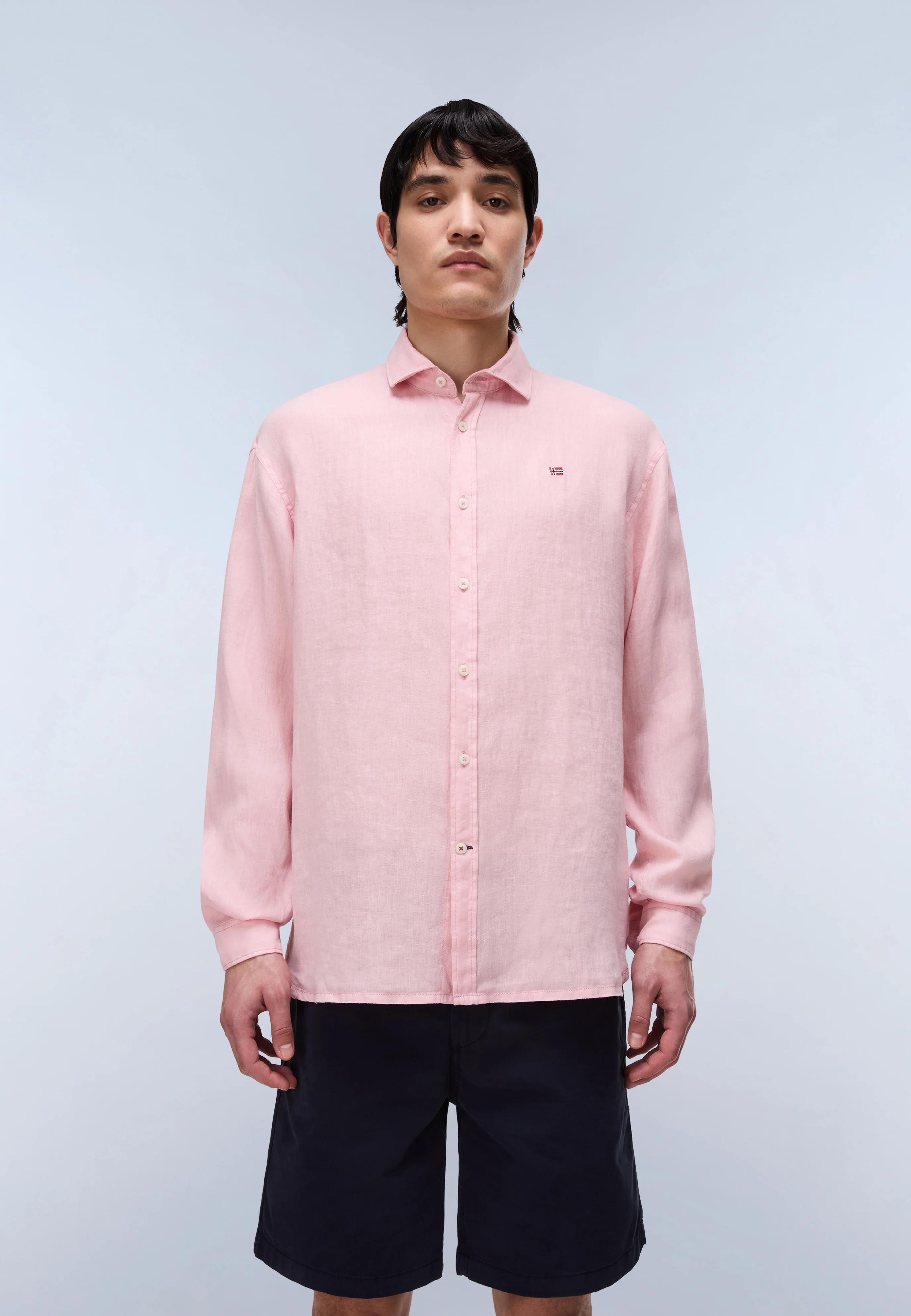 Linen Long Sleeve Shirt - Image 3
