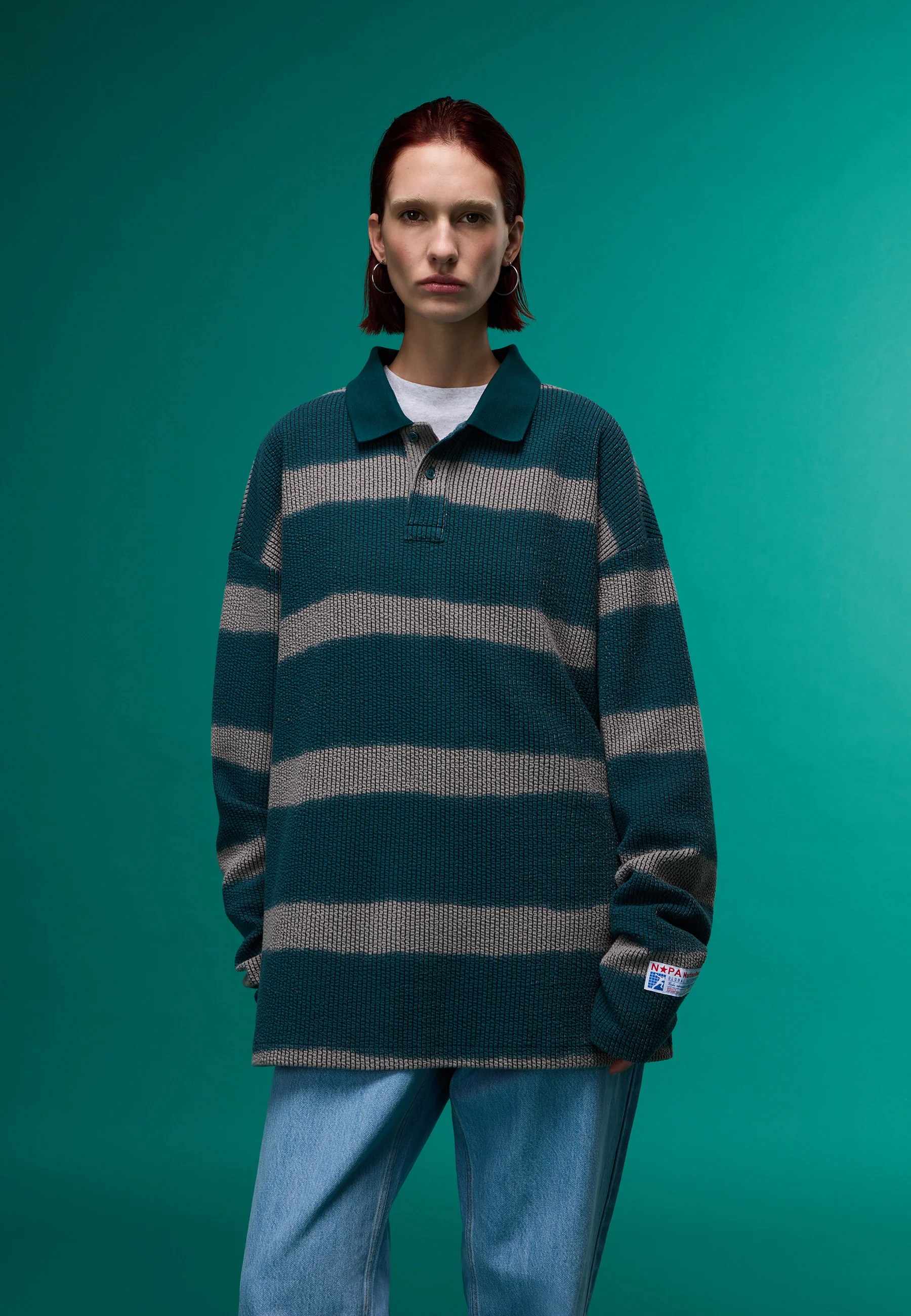 Lion Long Sleeve Polo Shirt - Image 3