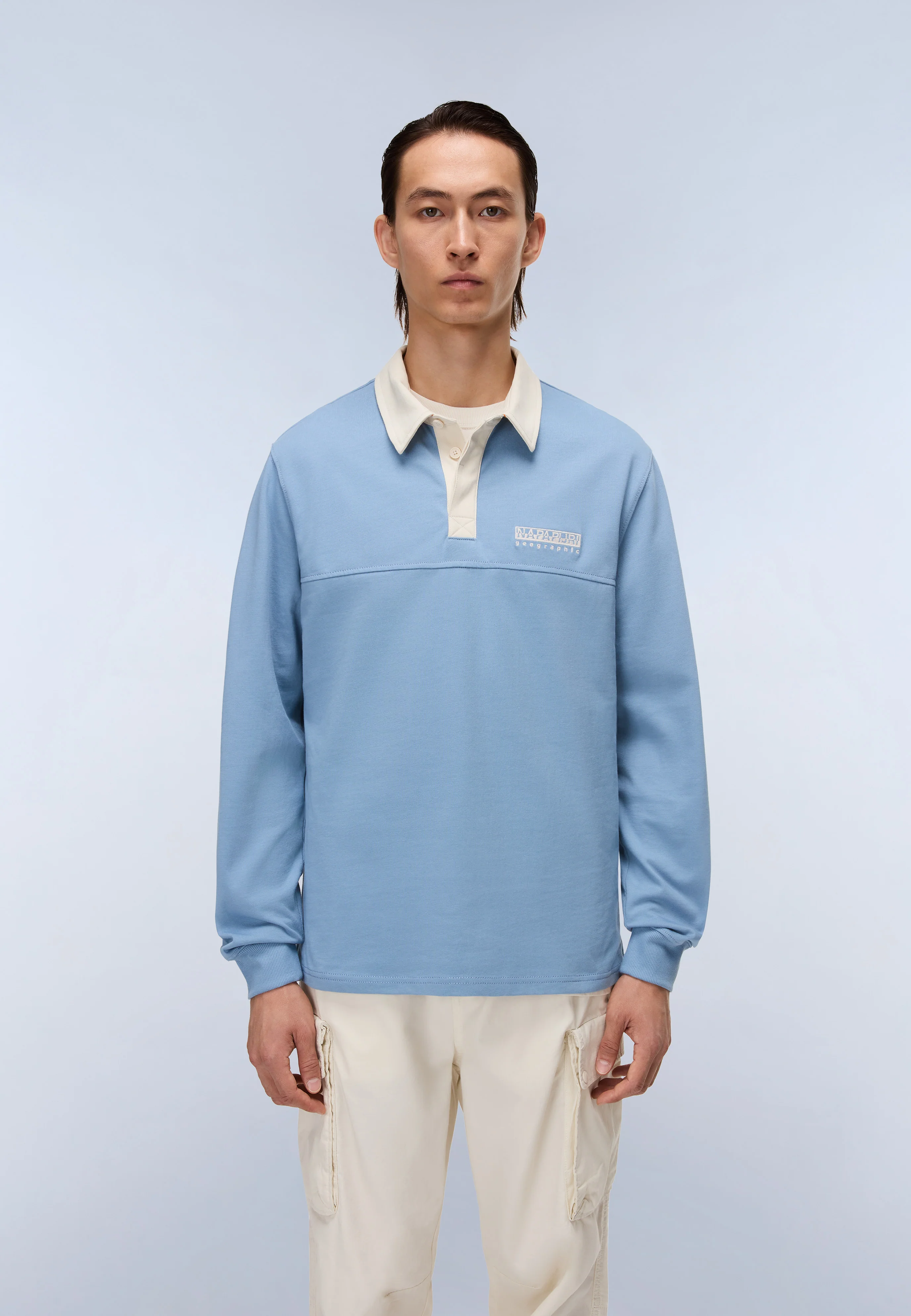 Mont Jersey Long Sleeve Polo Shirt - Image 3