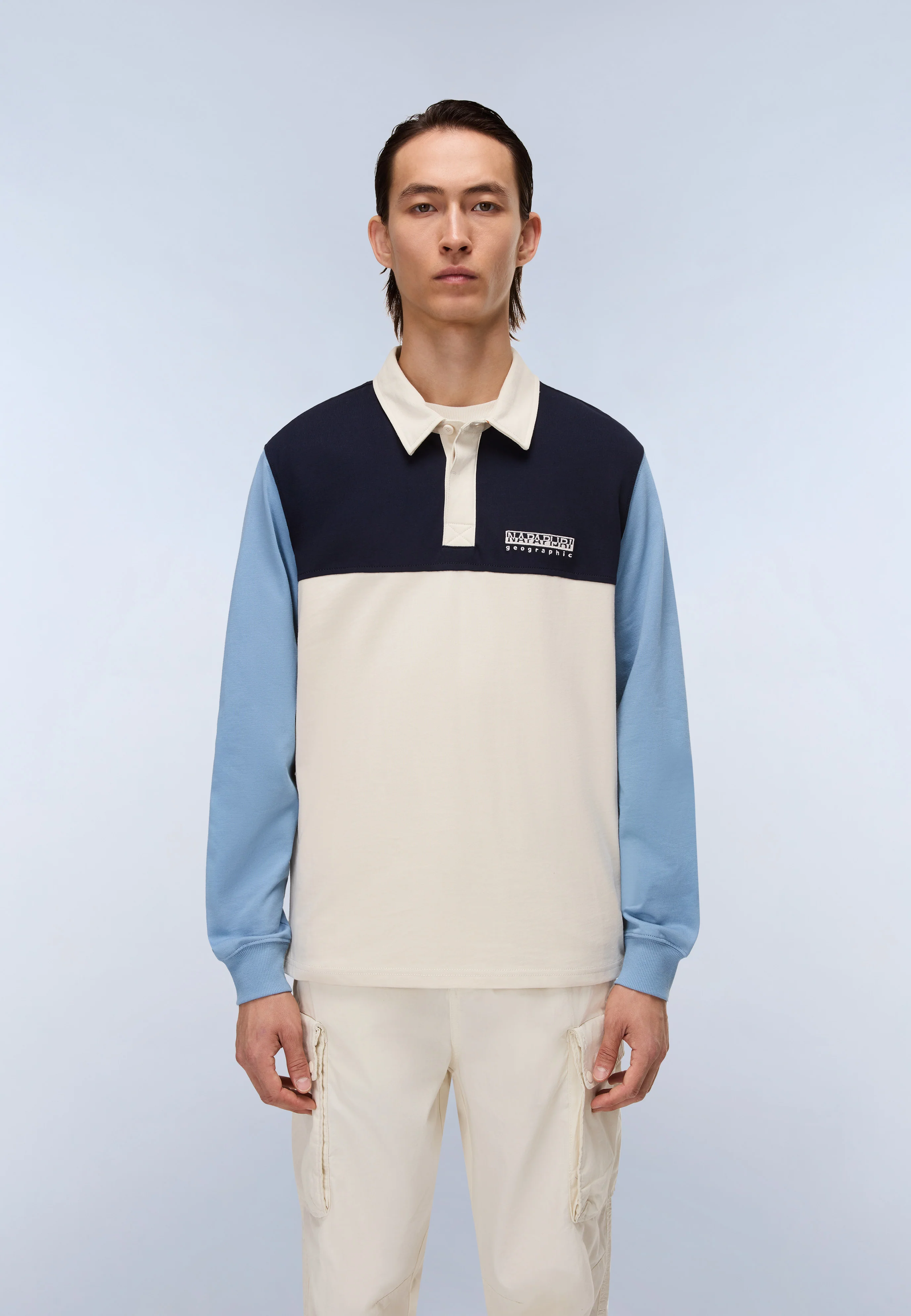 Mont Jersey Long Sleeve Polo Shirt - Image 3