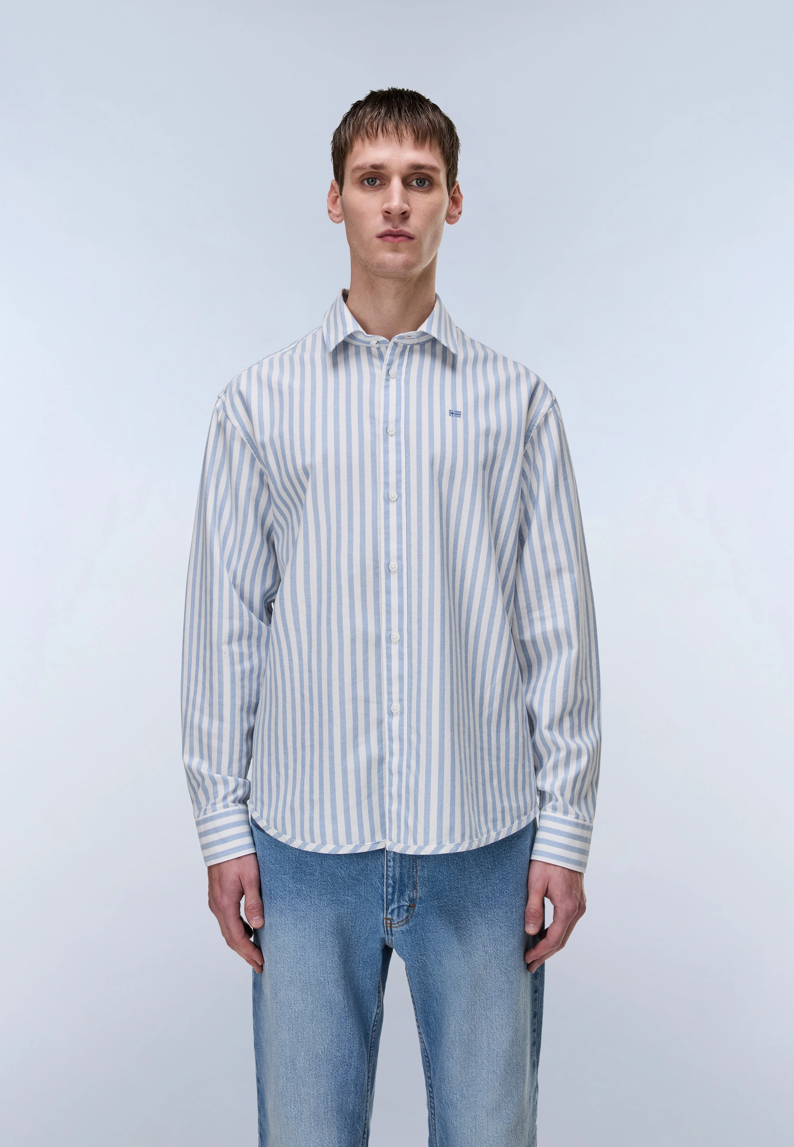Terra Long Sleeve Oxford Cotton Shirt - Image 3