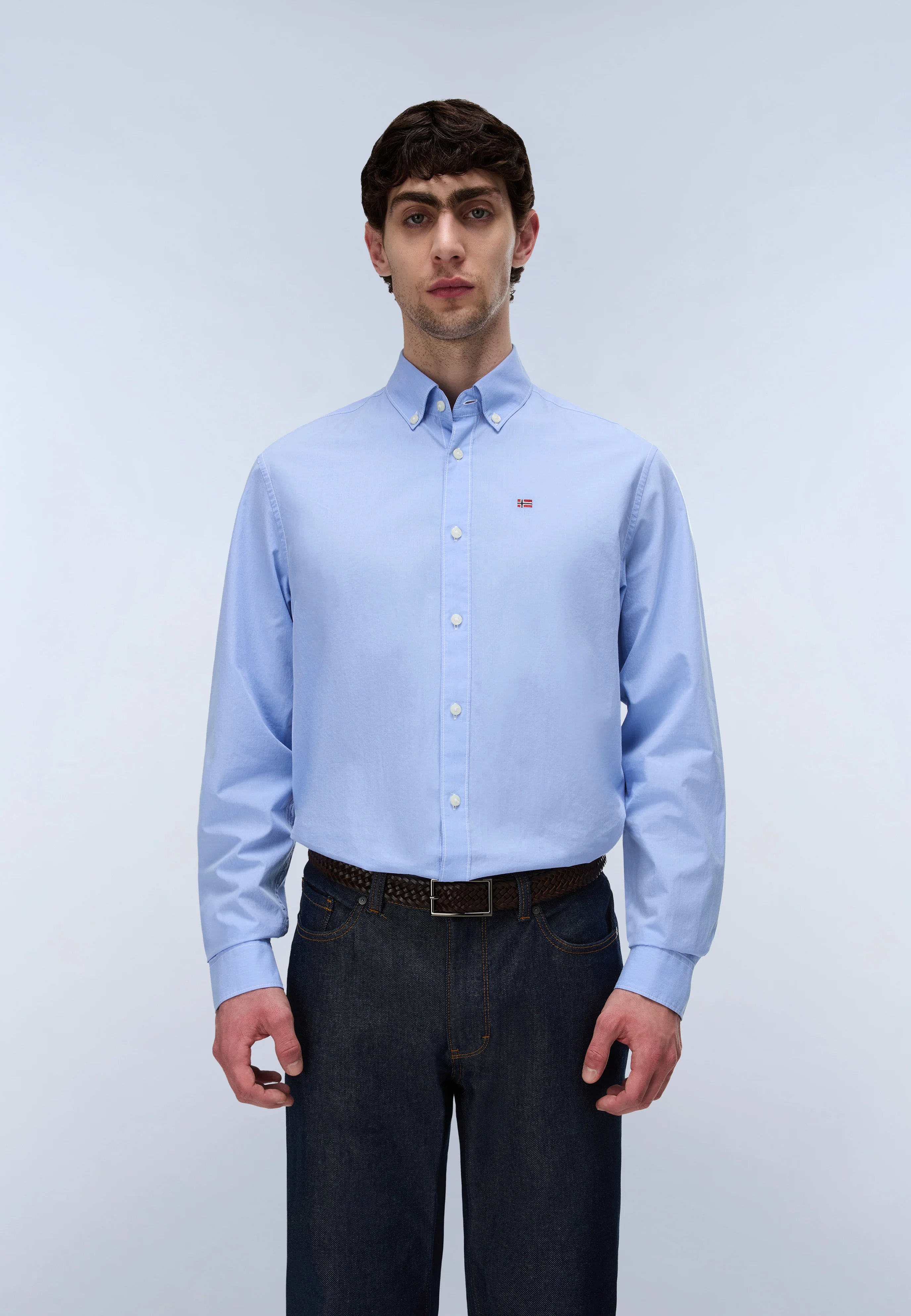 Terra Long Sleeve Poplin Cotton Shirt - Image 3